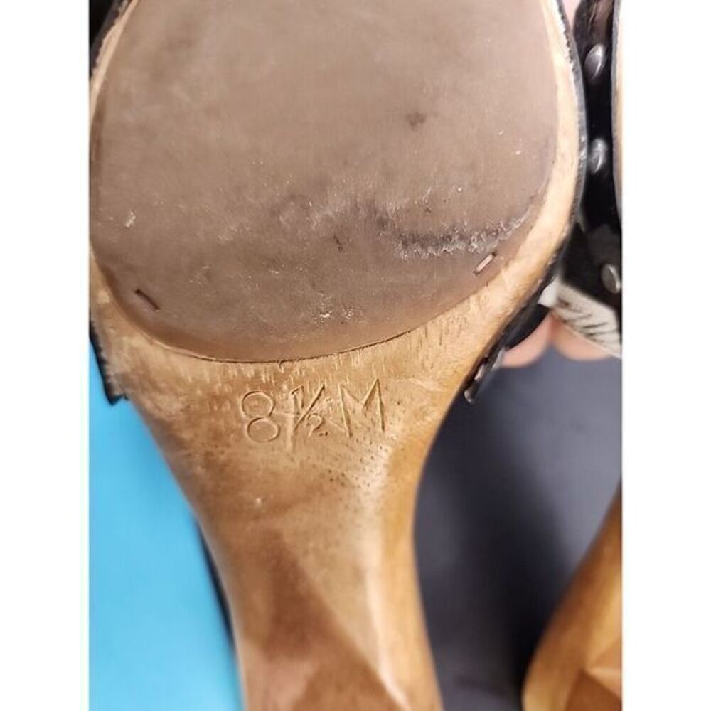 MICHAEL KORS - Zebra Wooden Summer Heels - US 8M‎ - Picture 5 of 5